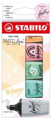 Stabilo Boss Mini Pastellove 5 ks - růžová, máta, tyrkys, šedá, oranžová