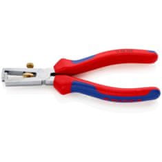 Knipex Odizolovací kleště, chrom, nastavitelné do 10 mm2, s otevírací pružinou - KNIPEX 11 05 160