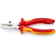 Knipex Odizolovací kleště, VDE, nastavitelné do 10 mm2, s přípevňovacím okem - KNIPEX 11 06 160 T