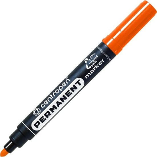 Centropen Permanentní popisovač 8566, oranžový