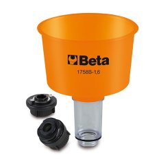 Beta Tools Jednosměrný trychtýř s rychlospojkami, 1600 ml