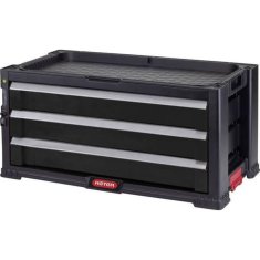 MDTools Box na nářadí 562x289x262 mm, 3 zásuvky, stohovatelný, plast
