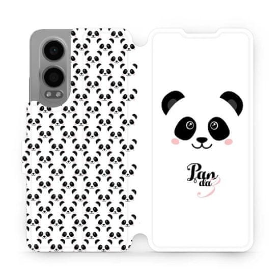 Mobiwear Knížkové flip pouzdro - OnePlus Nord CE 4 Lite 5G - M030P Panda Amálka