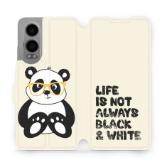 Mobiwear Knížkové flip pouzdro - OnePlus Nord CE 4 Lite 5G - M041S Panda - life is not