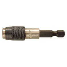 Jonnesway Držák - adaptér na bity 1/4" s aretací a magnetem, 60 mm - JONNESWAY D160MH1QD