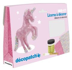 Popron.cz Decopatch Decopatch KIT009O řemeslná sada papermache jednorožec (ideální pro děti, 3,5 x 19 x 13,5 cm) růžová, barevná