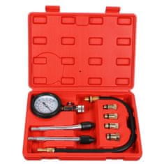 SIXTOL Sada pro testování komprese benzín. motorů MECHANIC ENGINE TESTER 8, 0-20bar, 8ks SIXTOL