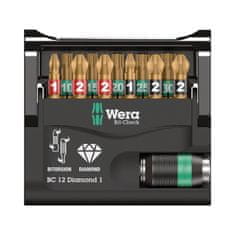 Wera Wera 057421 Bity Bit-Check 12 Diamond 1 s držákem 889/4/1 K (Sada 12 dílů)