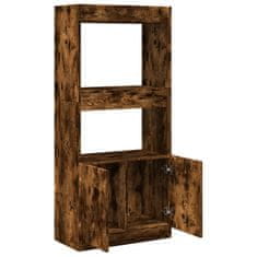 Vidaxl Skříň highboard kouřový dub 63 x 33 x 140 cm kompozitní dřevo