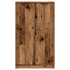 Vidaxl Botník old wood 59 x 35 x 70 cm kompozitní dřevo