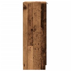 Vidaxl Botník old wood 59 x 35 x 70 cm kompozitní dřevo