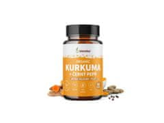 Blendea Kurkuma + Piperin BIO Organic 90 kapslí