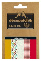 Popron.cz Decopatch Decopatch DP023C Deco Pocket No. 23 balení po 5 listech papíru Decopatch 30x40cm, 1 bal