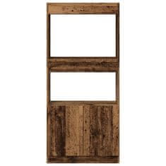 Petromila Skříň highboard old wood 63 x 33 x 140 cm kompozitní dřevo