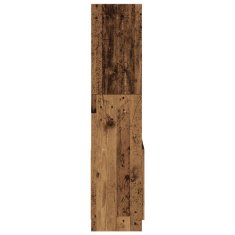 Petromila Skříň highboard old wood 63 x 33 x 140 cm kompozitní dřevo