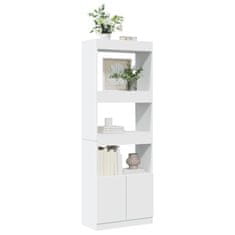 Vidaxl Skříň highboard bílá 63 x 33 x 180 cm kompozitní dřevo