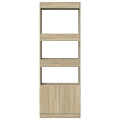 Petromila Skříň highboard dub sonoma 63 x 33 x 180 cm kompozitní dřevo