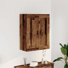 shumee vidaXL Nástěnná skříňka old wood 69,5 x 34 x 90 cm kompozitní dřevo