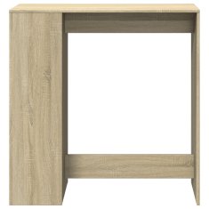 Vidaxl Barový stůl s regály dub sonoma 101 x 40 x 103,5 cm kompozit