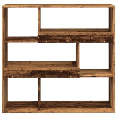 Vidaxl Knihovna / dělicí stěna old wood 100 x 33 x 94,5 cm