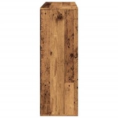 Petromila Knihovna / dělicí stěna old wood 100 x 33 x 94,5 cm