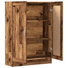 Vidaxl Knihovna old wood 82,5 x 30,5 x 115 cm kompozitní dřevo