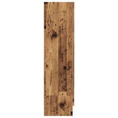 Vidaxl Knihovna old wood 82,5 x 30,5 x 115 cm kompozitní dřevo