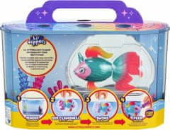 Little Live Pets Lil' Dippers Fish and Tank Fantasea - Plovoucí rybka s akváriem zelená