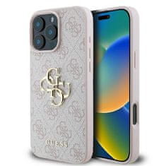 Guess Originální kryt GUESS 4G Big Logo GUHCP16X4GMGPI for Apple iPhone 16 Pro Max , barva růžová