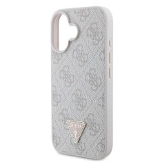 Guess Originální kryt GUESS Leather Metal Logo Strass Crossbody GUHCP16SP4TDSCPP for Apple iPhone 16 , barva růžová