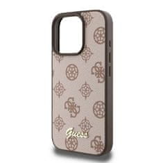 Guess Originální kryt GUESS hardcase Peony Script MagSafe GUHMP16XPGPYSW for Apple iPhone 16 Pro Max , barva hnědá