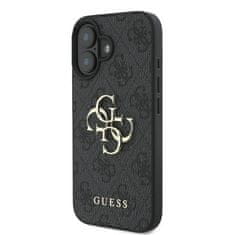 Guess Originální kryt GUESS 4G Big Logo GUHCP16S4GMGGR for Apple iPhone 16 , barva černá