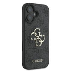 Guess Originální kryt GUESS 4G Big Logo GUHCP16S4GMGGR for Apple iPhone 16 , barva černá