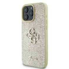 Guess Originální kryt GUESS hardcase Glitter Big 4G GUHCP16LHG4SGD for Apple iPhone 16 Pro , barva zlatá