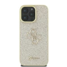 Guess Originální kryt GUESS hardcase Glitter Big 4G GUHCP16LHG4SGD for Apple iPhone 16 Pro , barva zlatá