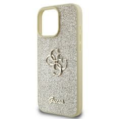 Guess Originální kryt GUESS hardcase Glitter Big 4G GUHCP16LHG4SGD for Apple iPhone 16 Pro , barva zlatá