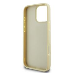 Guess Originální kryt GUESS hardcase Glitter Big 4G GUHCP16LHG4SGD for Apple iPhone 16 Pro , barva zlatá