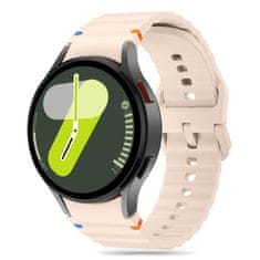 Tech-protect Silicone Sport řemínek na Samsung Galaxy Watch 4 / 5 / 5 Pro / 6 / 7 / FE, pink