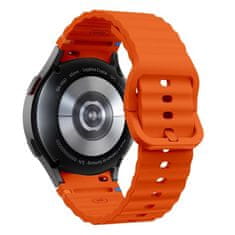 Tech-protect Silicone Sport řemínek na Samsung Galaxy Watch 4 / 5 / 5 Pro / 6 / 7 / FE, orange