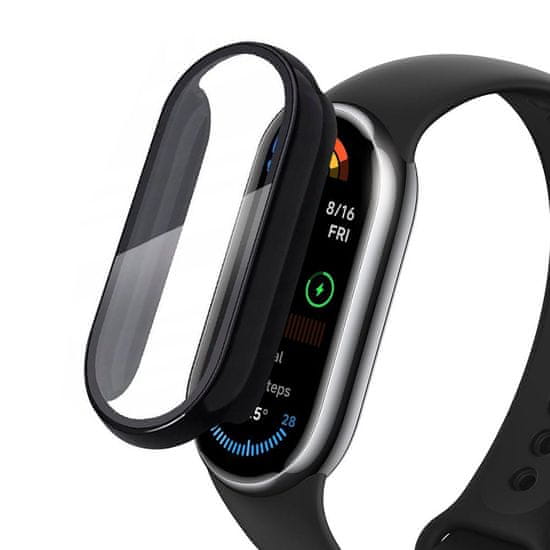 Tech-protect Defense 360 pouzdro se sklem na Xiaomi Smart Band 9, černé