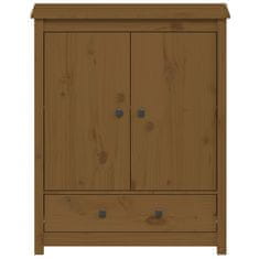 Vidaxl Skříň highboard medově hnědá 83x41,5x100 cm masivní borovice