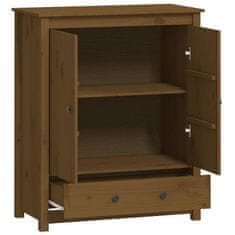 Vidaxl Skříň highboard medově hnědá 83x41,5x100 cm masivní borovice