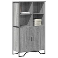 shumee vidaXL Highboard šedý sonoma 79,5 x 35,5 x 137,5 cm kompozitní dřevo