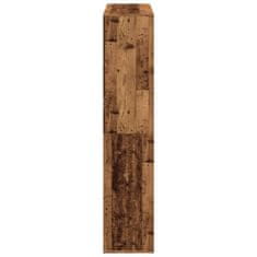 Vidaxl Knihovna old wood 100 x 33 x 156,5 cm kompozitní dřevo