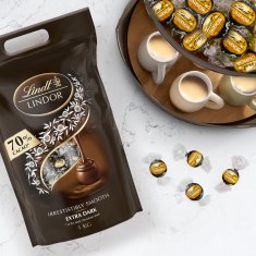 LINDT LINDOR pralinky Hořká čokoláda 70%, 1000g