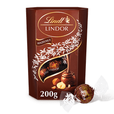 LINDT LINDOR pralinky Lískový oříšek 200g