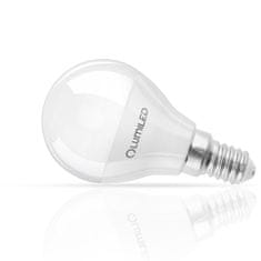 LUMILED 6x LED žárovka E14 P40 10W = 75W 1055lm 6500K Studená bílá 180°