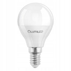 LUMILED 6x LED žárovka E14 P40 10W = 75W 1055lm 6500K Studená bílá 180°