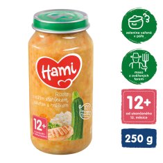 Hami Rizoto s krůtím stehýnkem, cuketou a hráškem (250 g) - maso-zeleninový příkrm