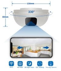 SAFETRONIK Wi-Fi kamera ukrytá v detektoru kouře